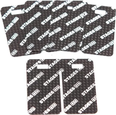 Produktbild von Stage6 Carbon Membranzungen kompatibel mit Stage6 Vforce 3 by Tassinari, 45° layered, 0.35mm