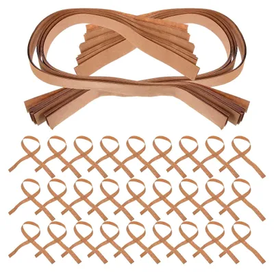Produktbild von 400 Stück Geldscheinbänder aus reißfestem Papier, 52 cm lang, gelb für Banken und Bargeldverwaltung