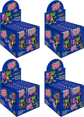 Produktbild von Pop Rocks Magic Gum Tutti Frutti 50Stk. im Display knisternder Kaugummi (4er Pa