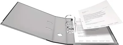 Produktbild von Original Falken PP-Color Kunststoff-Ordner. Germany. 5 cm schmal DIN A4 schwarz Ringordner Vegan Aktenordner Briefordner Büroordner Plastikordner Schlitzordner