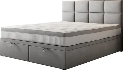 Produktbild von TRADA Tropea Boxspringbett 180 x 200 mit Bettkasten Grau
