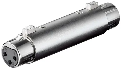 Produktbild von XLR Adapter/ Kupplung 3Pin Buchse > Buchse