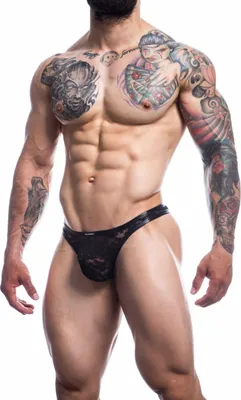 Image de Tanga Cut4men Noir L