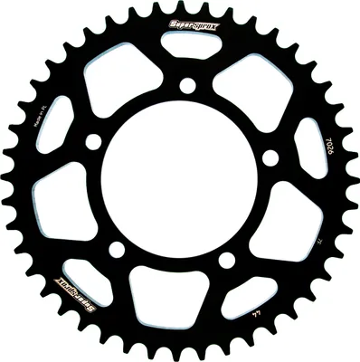 Produktbild von Alu-Kettenrad Supersprox 525 - 44Z (schwarz) RAL-7026:44-BLK|ID 100,0 LK 120,0 5-Loch