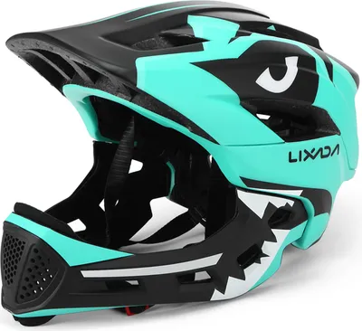 Produktbild von Lixada Kinderhelm, Kinder Fahrradhelm, Integrierter Helm mit Abnehmbarem Kinnschutz Kindersport Schutzhelm zum Radfahren Skateboarden Rollschuhlaufen