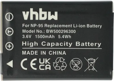 Produktbild von vhbw Akku Ersatz für Fujifilm NP-95 für Kamera (1500 mAh, 3,6 V, Li-Ion)