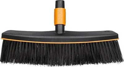 Image de Balayeuse de voirie à brosses en plastique sans poignée - Largeur 38 cm - Noir/orange - QuikFit 1001416