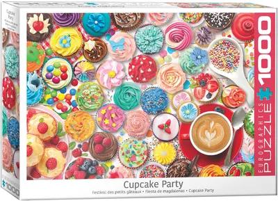 Immagine prodotto di puzzle da 1000 pezzi Deliziosi cupcake in colori vivaci