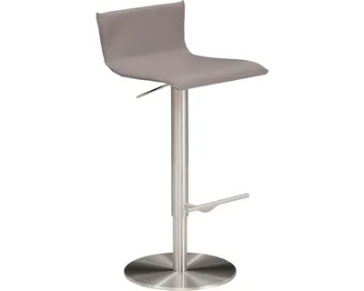 Produktbild von Barstuhl Mayer Sitzmöbel 1225 39,5 x 43 x 72 cm Stahl chrom matt/taupe