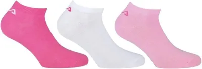 Immagine prodotto di Calzini Fila Sneaker Confezione da 3 paia-pnk-dpnk Rosa 35-38