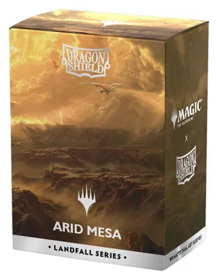 Productafbeelding van Dragon Shield MTG Landfall Arid Mesa Matte dubbele hoesjes 100 stuks