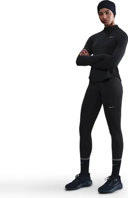 Produktbild von Nike Tempo 7/8 Damen Lauf-Leggings - Schwarz Schwarz L