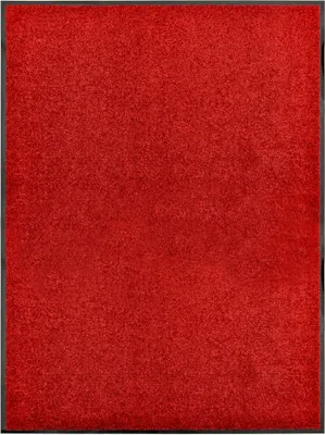Produktbild von Fußmatte Waschbar Rot 90x120 cm