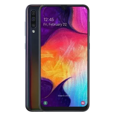 Produktbild von Samsung Galaxy A50 SM-A505F, 16,3 cm (6.4"), 2340 x 1080 Pixel, 4 GB, 128 GB, 25 MP, Schwarz