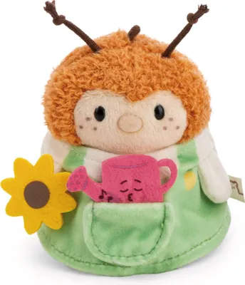 Produktbild von NICI Kuscheltier Set Hummel Hadshi mit Gießkanne u. Gärtnerkostüm in Geschenkbox
