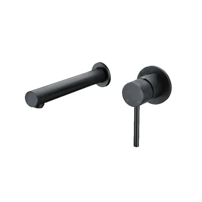 Immagine prodotto di rubinetto per lavabo a parete nero retrò EGERIA