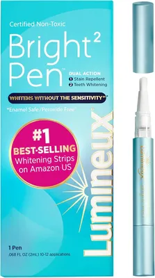 Produktbild von Lumineux Whitening Pen - Emaille-sichere Zahnaufhellung - Whitening ohne Empfindlichkeit - Dual Action Fleckenabweiser - Zahnarztformuliert und ungift