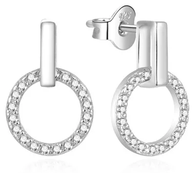 Immagine prodotto di Orecchini eleganti in argento con zirconi AGUP2117L