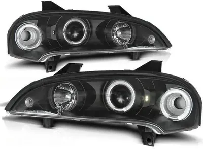 Produktbild von Scheinwerfer Angel Eyes passend für Opel Tigra A Bj. 94-00 Schwarz