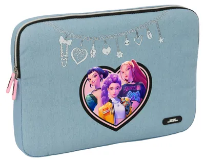 Productafbeelding van K-pop Demon Hunters Denim Dreams Laptop Tas, 39,5 cm