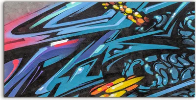 Produktbild von Coloray Canvas 140x70  Wandbild Leinwand Bilder Straßenkunst Graffiti Abstrakt