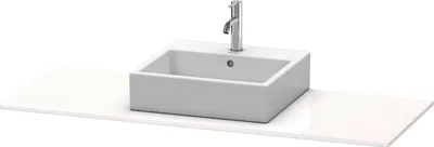 Image de Console Duravit XSquare, 1 découpe à droite, 1400x16x550mm, XS060GR9898