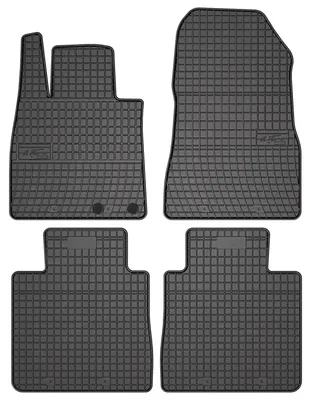 Image de Tapis de sol en caoutchouc pour Nissan Note II 2012- (hayon) – 4 pièces, noirs, sur mesure