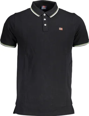 Produktbild von Norway Herren-T-Shirt mit Kragen Ayodele schwarz M