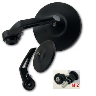 Produktbild von Lenkerendenspiegel BOB 1 Alu schwarz D28