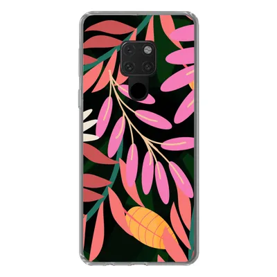 Produktbild von MuchoWow® Handyhülle Schutzhülle Hülle für Huawei P40 Lite Tropisch - Blumen - Muster Silikon Softcase Handy Hülle - Handy