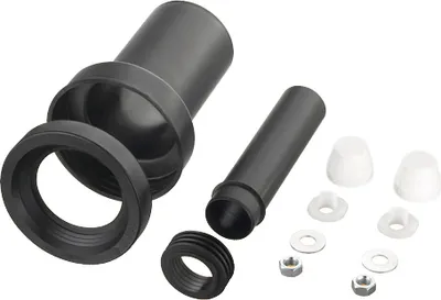 Produktbild von Otto Haas Wand-WC Anschlussgarnitur DN 110 weiße Deckklappen 3289