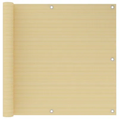 Obrázek produktu pro Balkonová zástěna béžová 90 x 300 cm HDPE