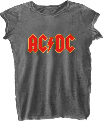Immagine prodotto di AC/DC - Maglietta Logo da donna RO681 (L) (Antracite)