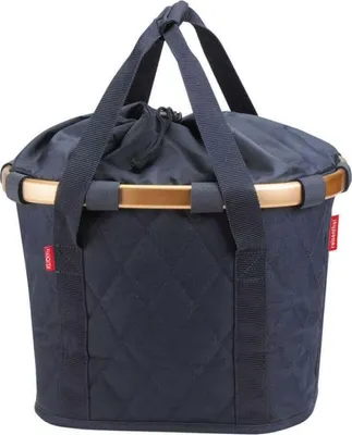 Produktbild von Reisenthel KLICKfix Bikebasket Fahrradkorb Fleur schwarz