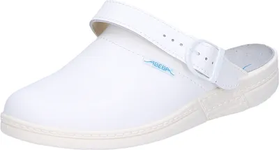 Obrázok produktu pre ABEBA® 10003221209993 ABEBA® uni OB Sicherheitsclogs "7021" DAS ORIGINAL weiß Größe 43