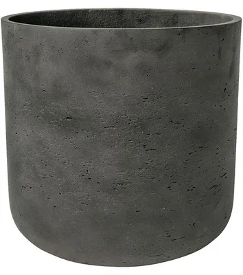 Produktbild von Pottery Pots Blumentopf Charlie Schwarz Grau-Schwarz T 32 cm H 31 cm