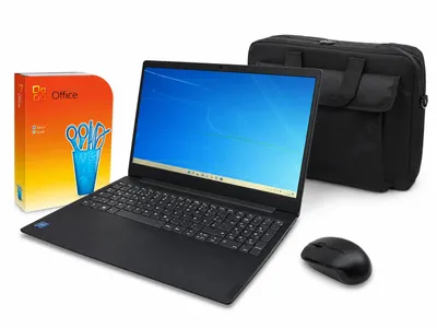 Produktbild von Lenovo Notebook 17" Intel u300 / 8GB / 256GB SSD /Full HD / Win11 Pro /  Office / inkl. Tasche und Maus