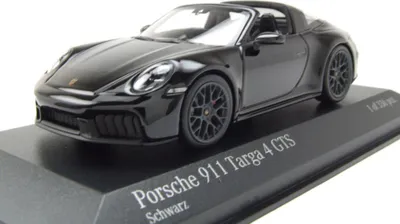 Produktbild von Minichamps 410064142 Porsche 911 (992.2) Targa 4 GTS 2024 schwarz 1:43