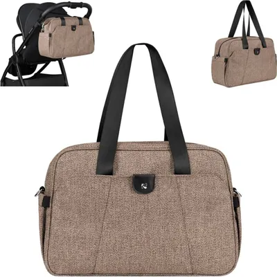Produktbild von Kikkaboo Wickeltasche Chelsea mit Wickelunterlage, Seitentaschen, Thermofach braun