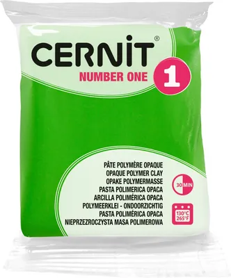 Zdjęcie produktu dla Cernit Polymer Clay N°1 Glinka polimerowa Light Green 56 g