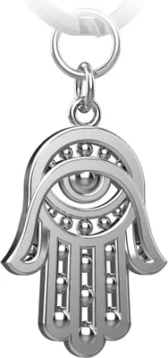 Produktbild von FABACH Hand der Fatima Schlüsselanhänger Hamsa - Hand Fatima Auto Anhänger- Schützende Hand der Fatima Glücksbringer - Amulett zum Schutz gegen Böses Auge Evil Eye