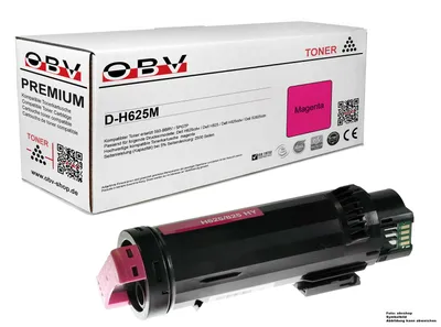 Produktbild von OBV Kompatibel 593-BBRV 5PG7P Toner passend für Dell H625cdw H825 H825cdw S2825cdn - magenta 2500 Seiten