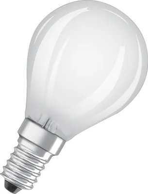 Produktbild von Osram LED Leuchtmittel Classic P40 E14 5W warmweiß, dimmbar, weiß matt