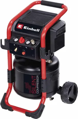 Produktbild von Kompressor TE-AC 240/24 Silent (schwarz/rot, 1.500 Watt)