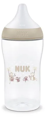 Obrázok produktu pre Detská fľaša Nuk Anti-Kolik 260 ml PP 3M+ s motívom opičiek