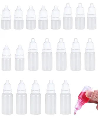 Tropfflaschen 20er Set – 3/5/10/15 ml, Pipettenflaschen