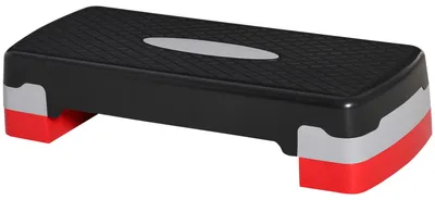 Produktbild von HOMCOM Steppbrett Aerobic Fitness Heimtrainer Stepper höhenverstellbar 68 x 29cm