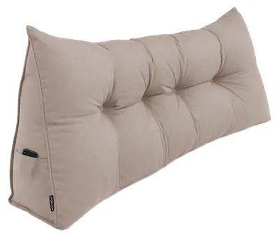 Produktbild von Rückenkissen mit Seitentaschen für Bett und Sofa,