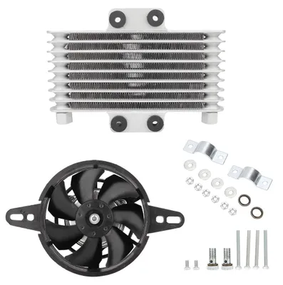 Image de Radiateur d'huile universel, radiateur moteur haute performance pour la plupart des motos