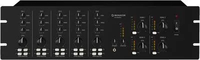 Produktbild von Monacor PA-4040MPX, 5.0 Kanäle, 1%, 75 dB, 50 - 17000 Hz, Klemmleistenanschluss, 230 V